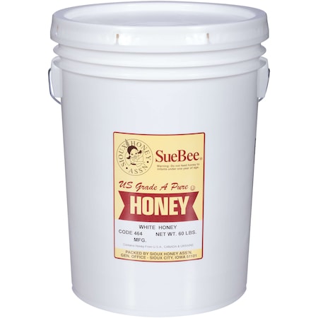 SUE BEE 60# White Honey Pail 403